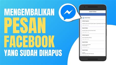 Mengembalikan Pesan di Facebook yang Hilang