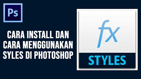 Cara Menggunakan Ps Font Style FB