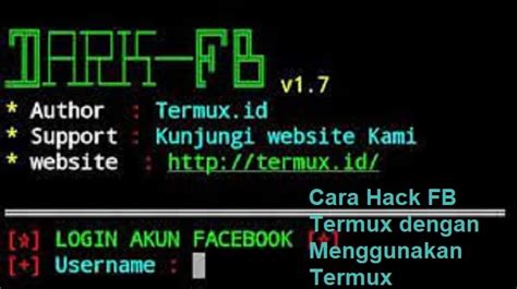 Cara Menggunakan Script Hack FB Termux Yahoo
