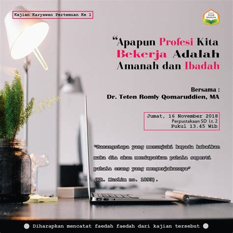 Berkah dalam Pekerjaan