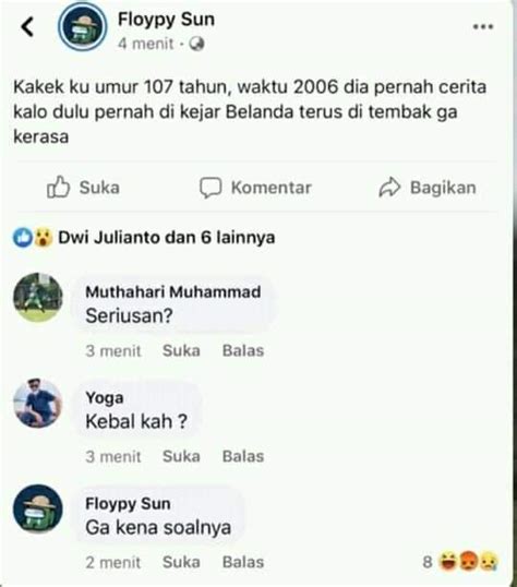 Contoh Status FB Lucu di Siang Hari