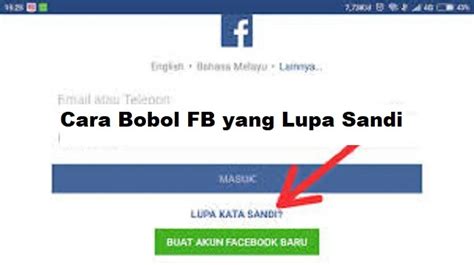 Mengapa Harus Bobol FB Pake HP?