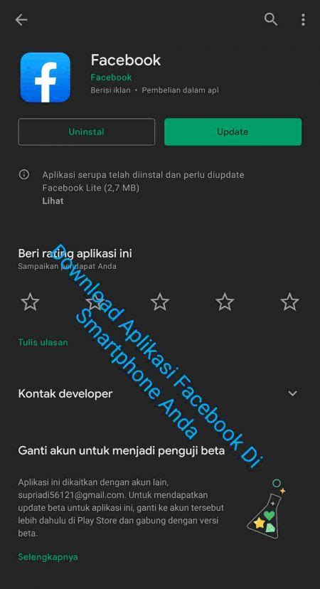 Langkah-Langkah Membuat Akun FB Baru Lewat HP