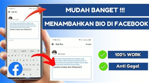 Langkah-Langkah Membuat Bio FB Lite