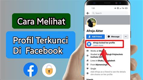 Bagaimana Cara Membuka Profil Facebook Terkunci?