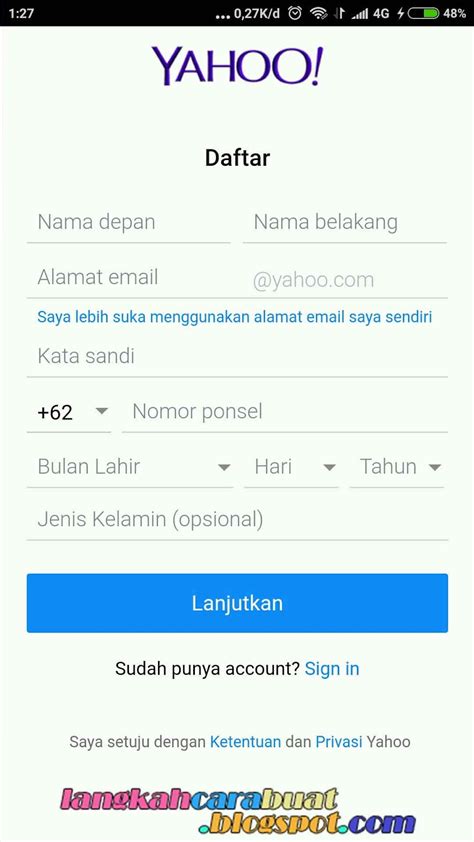 Cara Daftar Fb Di Yahoo Lewat Hp
