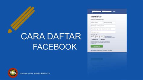 Cara Daftar Facebook Mudaah