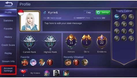 Langkah-Langkah Ganti Akun Mobile Legend ke FB