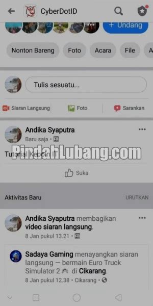 Bagaimana Cara Menggunakan Fitur Bom Komentar Fb Lewat HP?