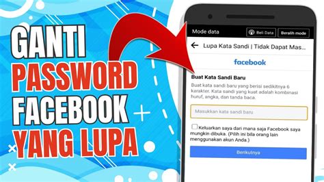 Cara Ganti Password Facebook yang Lupa