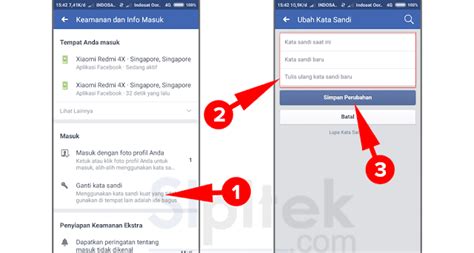 Tips Ganti Sandi FB di HP