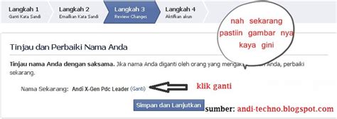 Langkah-langkah Ganti Tampilan FB