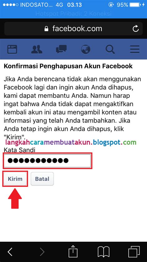 Langkah-Langkah Menghapus Akun FB Secara Permanen Lewat HP