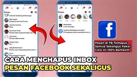 Siapakah Yang Bisa Menhapus Inbox FB dan Bagaimana Cara Menghapusnya?