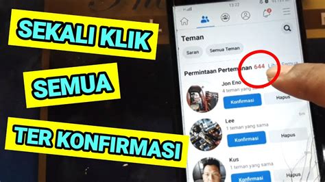 Apakan Konfirmasi Teman FB?