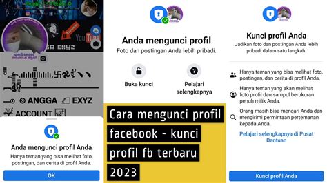 Cara Kunci Profil Facebook Terbaru