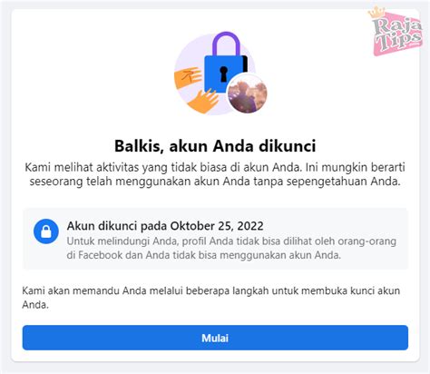 Tingkatan Keselamatan Akun Facebook