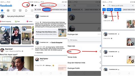 Bagaimana Melihat Foto Lama di Fb