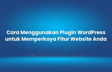Cara 2: Menggunakan Facebook Plugin di WordPress